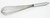 Omcan USA 80069 16" L Stainless Steel Piano Whip