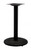 Omcan USA 43206 3" Diameter x 28.5"H Black Metal Square Spider Top Dining Height Table Column