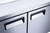 Omcan USA 50047 60" W Stainless Steel 2 Doors Refrigerated Prep Table -110 Volts 0.25 HP