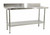 Omcan USA 23803 48" W x 30" D Galvanized 18 Gauge Elite Series Work Table with Undershelf