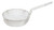 Omcan USA 80378 10" Dia. x 3" H Nickel Plated Steel Round Fine Mesh Culinary Basket