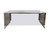 Omcan USA 47022 44" W Sneeze Guard for 3 Pan Steam for Model 46674