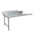 Omcan USA 28478 60"W Stainless Steel Left Side Clean Dishtable