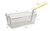Omcan USA 80555 8.75" W x 16.75" D x 6" H Nickel Plated Steel Rectangular Medium Mesh Fry Basket