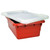 Omcan USA 10938 100 Lbs. Red Stack & Nest Jumbo Lug