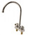 Omcan USA 39788 9" Gooseneck Spout 4" Center Deck Mount Faucet
