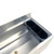 Omcan USA 43476 36"W x 18.50"D x 36" H 119 Lbs. Stainless Steel 20 Gauge Ice Bin