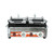 Omcan USA 19937 Cast Iron Dual Plate Manual Sandwich Grill