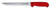 Omcan USA 11851 8" Red Handle Straight Fillet Knife
