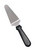 Omcan USA 80028 Stainless Steel Blade Pie Server with Black Plastic Handle