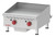 Omcan USA 43017 24"W x 20"D Stainless Steel Countertop Natural Gas Griddle - 60,000 BTU