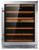 Omcan USA 45260 23.4" W Black Exterior 1 Hinged Door Dual Zone Wine Cooler