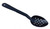 Omcan USA 85096 13" L Black Polycarbonate Perforated Serving Spoon