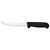 Omcan USA 11814 6" Black Handle Curved Flexible Boning Knife