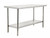 Omcan USA 19146 72" W x 30" D Stainless Steel 20 Gauge Work Table with Undershelf