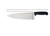 Omcan USA 12172 10" Black Handle Medium Granton Edge Cook Knife