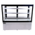 Omcan USA 44384 60" W 3 Shelves Square Glass Refrigerated Display Case