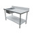 Omcan USA 44259 60" W x 24" D Stainless Steel 18 Gauge Work Table With Prep Sink