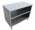 Omcan USA 38030 60"W x 15"D x 36"H Stainless Steel Flat Top 6" Leg Dish Cabinet