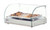 Omcan USA 41868 Stainless Steel and Glass Countertop Food Warmer and Display Case - 110 Volts 1-Ph