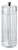 Omcan USA 43704 5" Tall Acrylic Resin Crystal Shape TRE SPADE Tosca Series Salt Mill