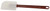 Omcan USA 40573 14" L White Silicone Head Red Handle Spatula