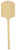 Omcan USA 80602 12" x 14" Blade Rectangular Pizza Peel with 42" L and Wooden Handle