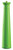 Omcan USA 43693 11.81" Tall Green Finish Beech Wood TRE SPADE Nabucco Series Pepper Mill