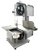 Omcan USA 10270 78" Blade Painted Steel Body Table Top Band Saw - 110 Volts