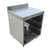 Omcan USA 44595 24" W Flatboard Top 18 Gauge 304 Stainless Steel Glass Rack Storage Unit