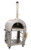 Omcan USA 49113 1 Deck Stainless Steel Wood and Propane Gas Countertop Pizza Oven - 35,000 BTU