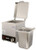 Omcan USA 44181 8.15" W x 11.02" D Stainless Steel Countertop Single Pot Sauce Warmer - 120 Volts 200 Watts