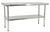 Omcan USA 17581 60" W x 24" D Galvanized 18 Gauge Elite Series Work Table with Undershelf