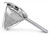 Omcan USA 80126 8" Dia. Stainless Steel Bouillon Strainer with Reinforced Hollow Handle