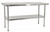 Omcan USA 17584 30" W x 30" D Galvanized 18 Gauge Elite Series Work Table with Undershelf