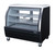Omcan USA 50077 47" W Black Coated Steel 4 Shelves Refrigerated Deli Display Case - 115 Volts 1-Ph