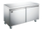 Omcan USA 50056 47.2" W Stainless Steel 2 Doors Reach-In Under Counter Refrigerator -115 Volts 0.2 HP