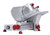 Omcan USA 13606 8" Anodized Aluminum Manual Elite Series Meat Slicer