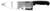 Omcan USA 12074 10" Black Handle Medium Cook Knife