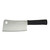 Omcan USA 10549 7" Stainless Steel Blade Black Plastic Handle Cleaver