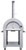 Omcan USA 43113 32.3"W x 28.7"D x 47.24"H Wedge Stainless Steel Wood Burning Oven
