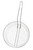 Omcan USA 80373 12" Dia. x 3" H Nickel Plated Steel Round Coarse Mesh Culinary Basket