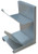 Omcan USA 44206 10" W Stainless Steel Double Tier Cling Film Dispenser