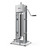 Omcan USA 47539 15 Lbs. Stainless Steel or Aluminum Manual Vertical Heavy-Duty Sausage Stuffer
