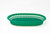 Omcan USA 80354 10" Green Plastic Oval Platter Basket