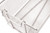 Omcan USA 80554 6.31" W x 12.13" D x 5.31" H Nickel Plated Steel Rectangular Medium Mesh Fry Basket