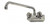 Omcan USA 26085 12" Swing Spout Splash-Mounted BarSink Faucet