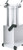 Omcan USA 46100 65 Lbs. Stainless Steel Lid and Piston Automatic Vertical Hydraulic Sausage Stuffer - 208-220 Volts