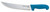 Omcan USA 12268 12" Stainless Steel Blue Handle Curved Blade Steak Knife