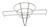 Omcan USA 80386 10" Top Diameter Chrome Plated Filter Cone Holder